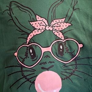 Easter Green Graphic Short Sleeve Tee